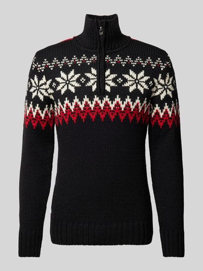 Dale of Norway Gebreide pullover met opstaande kraag Zwart - 2