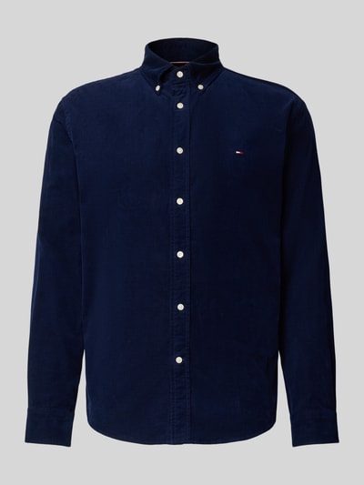 Tommy Hilfiger Regular Fit Cord-Hemd aus reiner Baumwolle Marine 2