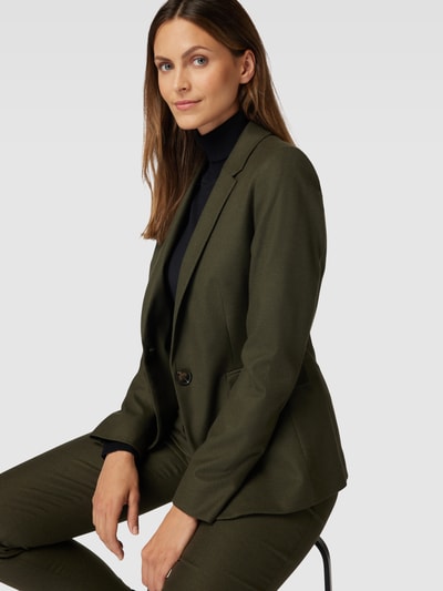 Christian Berg Woman Selection Blazer met reverskraag Olijfgroen - 3