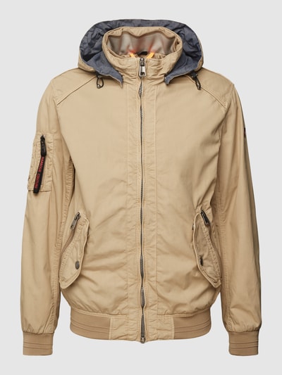 Wellensteyn Regular Fit Jacke mit Kapuze Modell 'CICERO' Sand 2