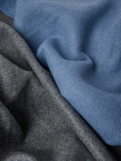 Kurt Beines Schal mit Fransen Blau 2