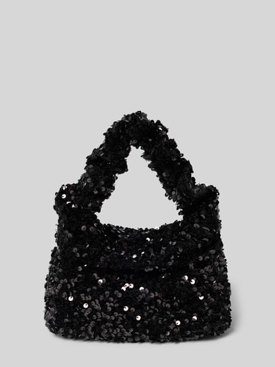 Jake*s Cocktail Handtasche mit Pailletten und Tragehenkel Black 2