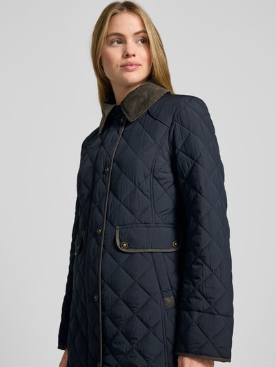 Gil Bret Steppjacke mit Umlegekragen und Pattentaschen Dunkelblau 3