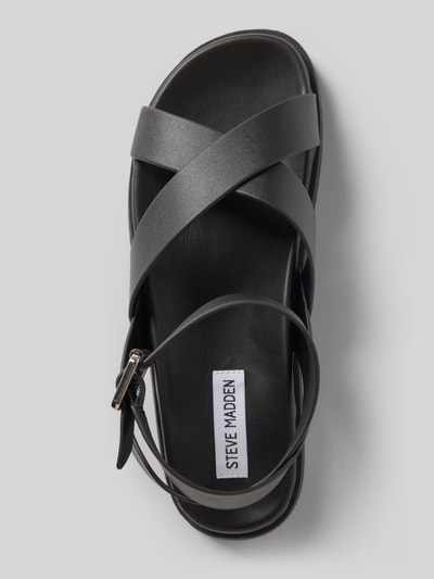 Steve Madden Sandały skórzane z ozdobnymi nitami model ‘MYRRINE’ Czarny 3