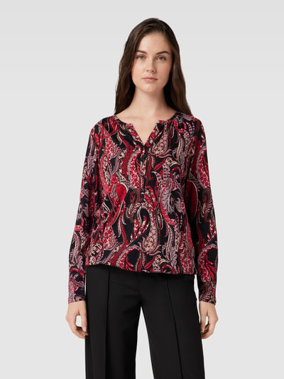 Soyaconcept Blusenshirt mit Paisley-Muster Modell 'FELICITY' Bordeaux 4