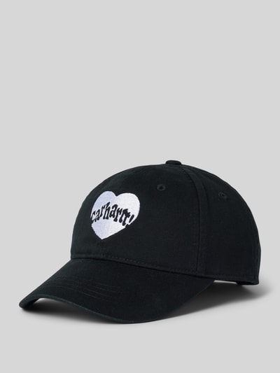 Carhartt Work In Progress Basecap mit Label-Stitching Modell 'AMOUR' Black 1