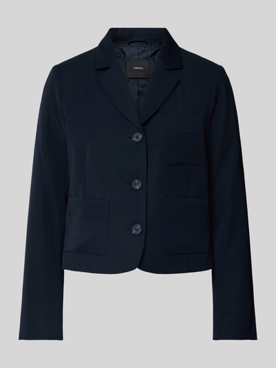 Someday Blazer met reverskraag, model 'Nyoto' Marineblauw - 2