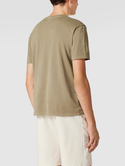 Cinque T-Shirt mit Label-Details Taupe 5