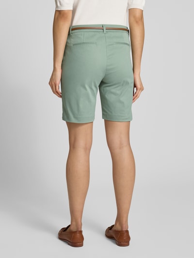 B.Young Bermudy o kroju regular fit z paskiem model ‘Days’ Khaki 5