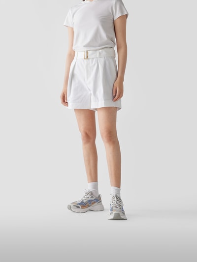 Vince Shorts mit Gürtel Weiss 4