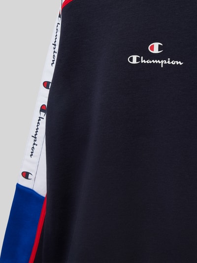 CHAMPION Sweatshirt mit Label-Print Marine 2