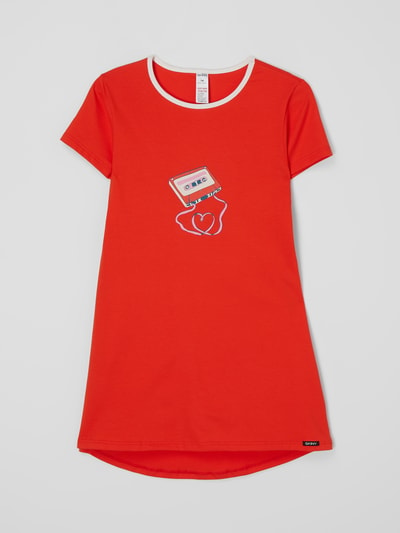 Skiny Nachthemd van jersey  Rood - 1