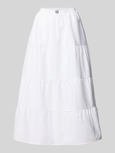 Noisy May Maxirock im Stufen-Look Modell 'FREJA' Weiss 2