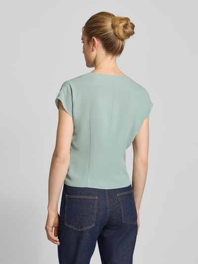 Jake*s Collection Blouseshirt in wikkellook Lindegroen - 5