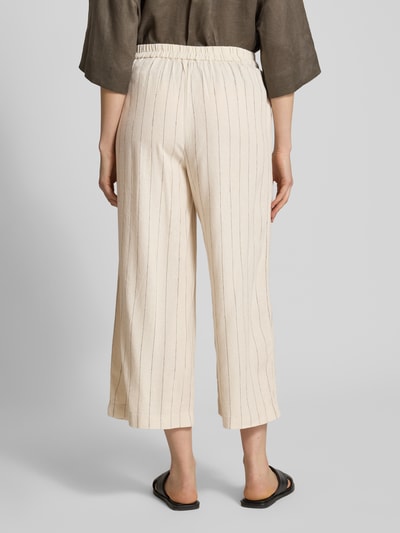 Vero Moda Regular fit culotte met krijtstreep, model 'MINDY' Offwhite - 5