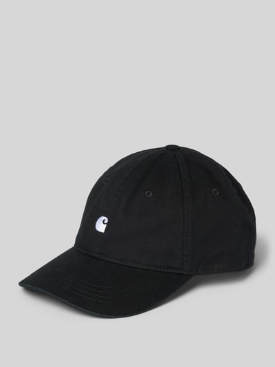 Carhartt Work In Progress Basecap mit Label-Stitching Modell 'Madison' Black 1