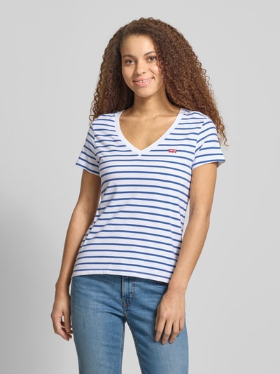 Levi's® Regular Fit T-Shirt aus reiner Baumwolle Blau 4