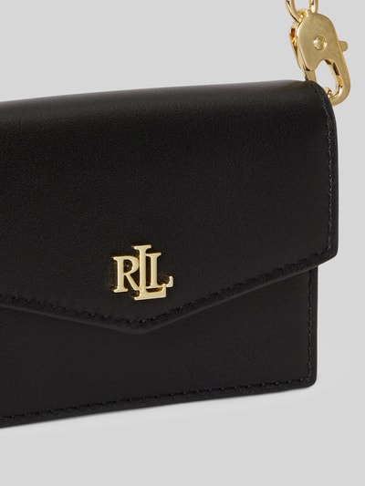 Lauren Ralph Lauren Portemonnee van echt leer met afneembare draagketting Zwart - 5