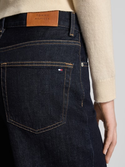 Tommy Hilfiger Jeansy z szeroką nogawką z mieszanki bawełny Ciemnoniebieski 3