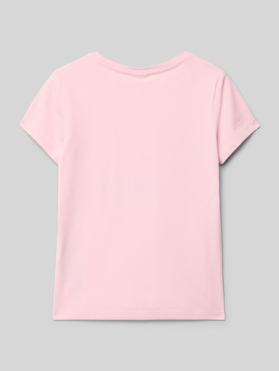 s.Oliver RED LABEL T-shirt o luźnym kroju z czystej bawełny Różowy 3