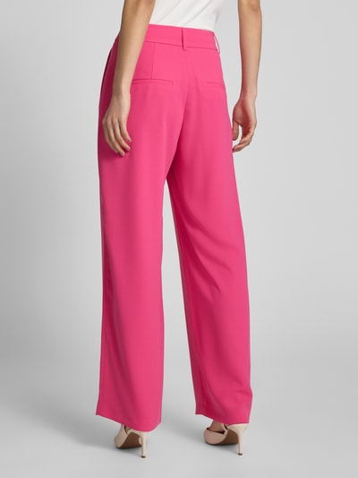 s.Oliver BLACK LABEL Relaxed Fit Anzughose aus Crêpe Pink 5