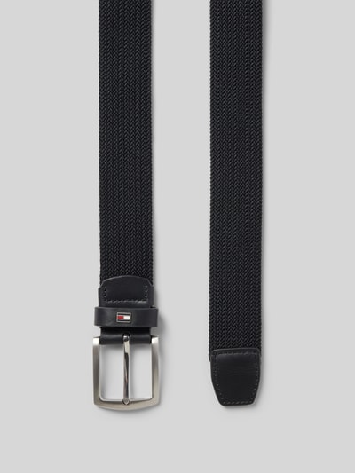 Tommy Hilfiger Gürtel mit Strukturmuster Modell 'DENTON ELASTIC' Black 3