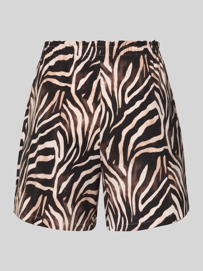 Produktfoto, Regular Fit Pyjama Shorts aus Modal-Mix mit Baumwoll-Anteil von HUGO, Optik:Allover-Muster mit Animal-Print, Tunnelzug, Bundabschluss elastisch, Materialverarbeitung: Stretch