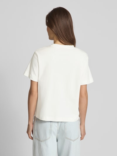 Vero Moda Comfort Fit T-Shirt aus reiner Baumwolle Modell 'SONYA METTE' Weiss 5