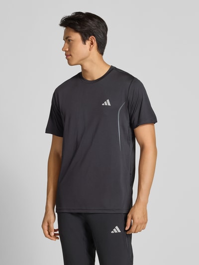 adidas Training T-shirt z nadrukiem z logo Czarny 4