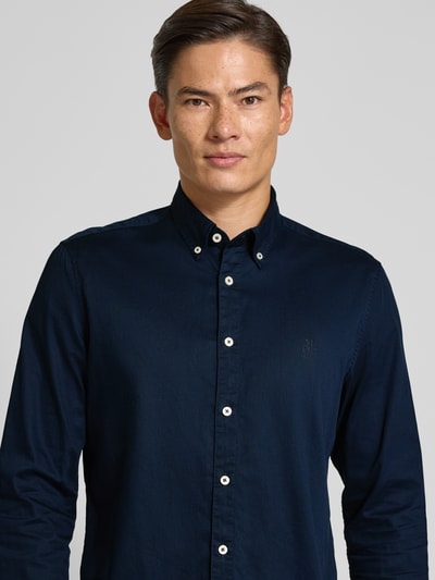 Marc O'Polo Regular fit vrijetijdsoverhemd van puur katoen Marineblauw - 3