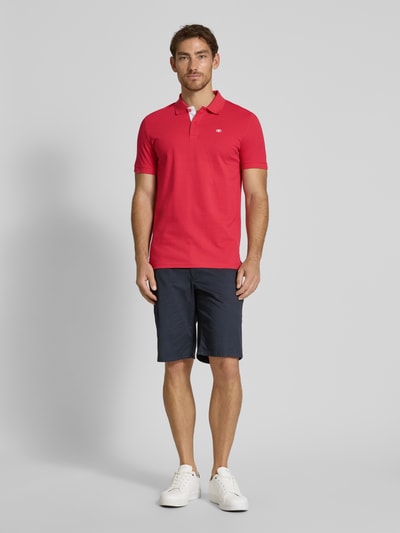 Tom Tailor Regular fit poloshirt van puur katoen Rood - 1