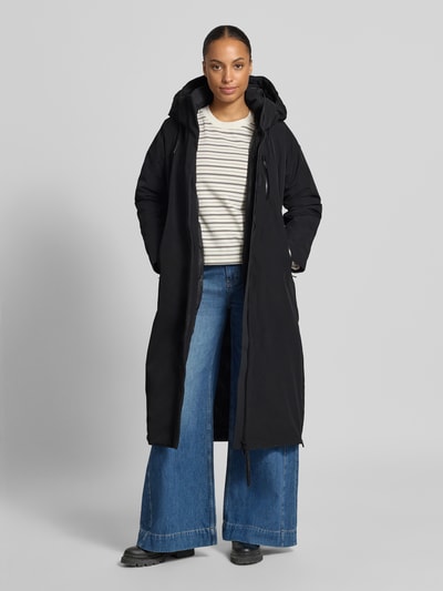 khujo Steppmantel mit Label-Details Modell 'LOFI4' Black 1