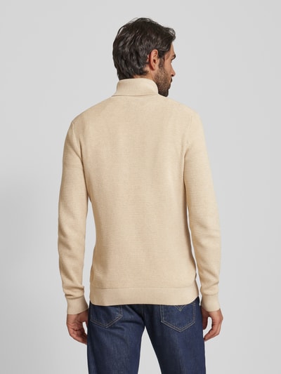 MCNEAL Strickpullover mit Rollkragen Beige Melange 5