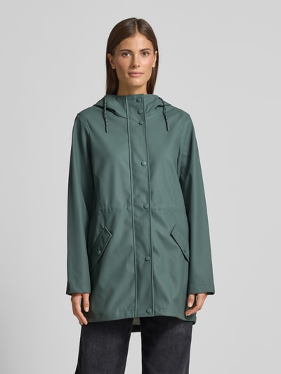 Vero Moda Regular fit functioneel jack met tunnelkoord in de taille, model 'MALOU'  Rietgroen - 4
