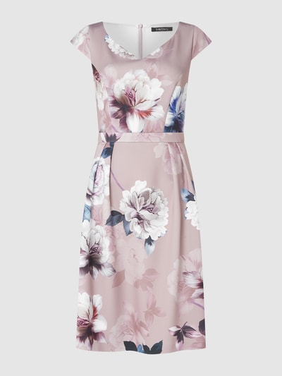 Swing Cocktailkleid mit floralen Prints Rose 1