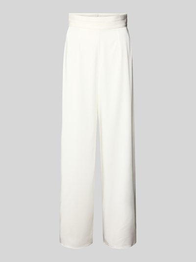 LUXUAR FASHION Wide Fit Stoffhose mit breitem Bund Offwhite 2