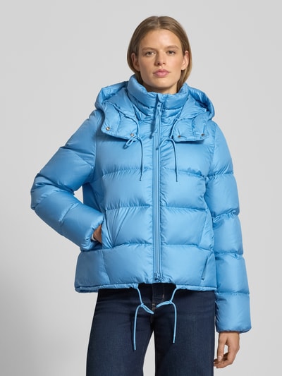 Marc O'Polo DENIM Kurtka puchowa o pudełkowym kroju z odpinanym kapturem Jasnoniebieski 4
