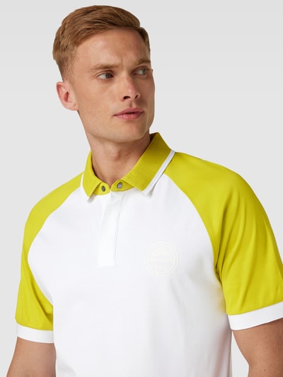BOSS Poloshirt mit Label-Details  - Porsche X Boss Collection Weiss 3