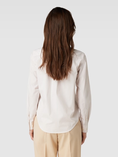 Gant Overhemdblouse van katoen met streepmotief Beige - 5