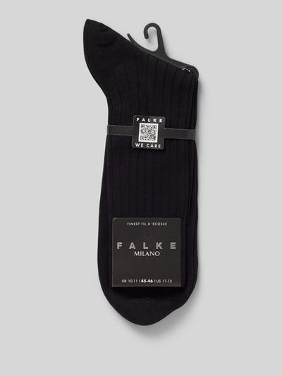 Falke Strümpfe mit Bio-Baumwolle Modell 'MILANO' Black 3