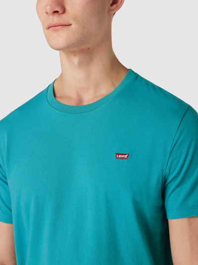 Levi's® T-shirt met ronde hals Petrol - 3