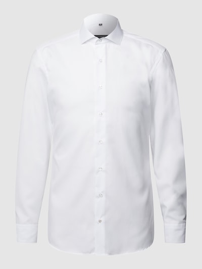 Eterna Koszula biznesowa o kroju slim fit z popeliny Biały 2