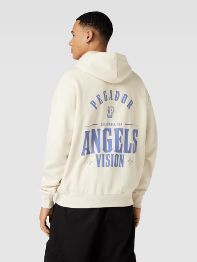 PEGADOR Oversized Sweatjacke mit Eingrifftaschen Offwhite 5