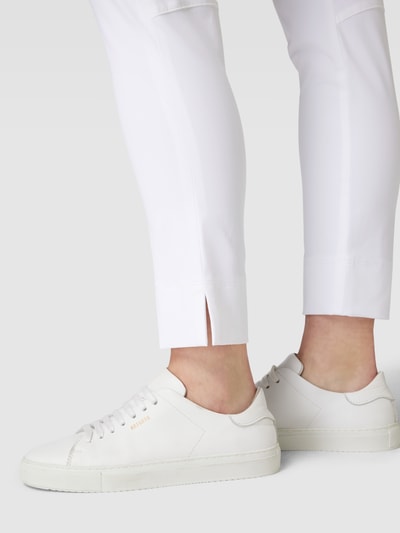 SEDUCTIVE Spodnie materiałowe o skróconym kroju slim fit model ‘SABRINA’ Złamany biały 3
