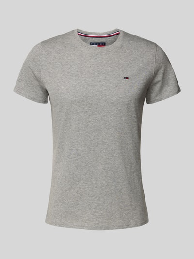 Tommy Jeans Regular Fit T-Shirt aus reiner Baumwolle Mittelgrau Melange 2