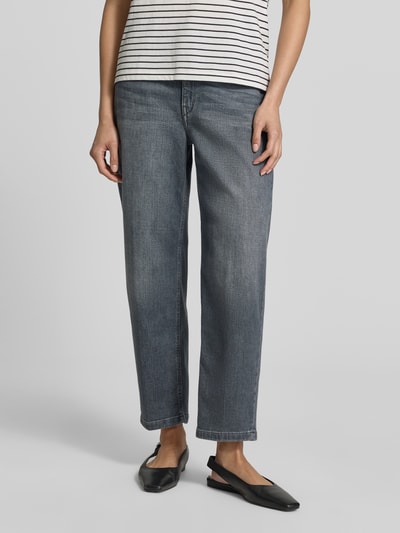 DRYKORN straight fit jeans van katoenmix model 'Flown' Middengrijs - 4