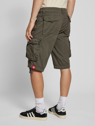 Alpha Industries Bermudas mit Cargotaschen Modell 'JET' Anthrazit 5