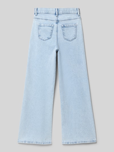 s.Oliver RED LABEL Wide leg jeans van katoenmix Blauw - 3