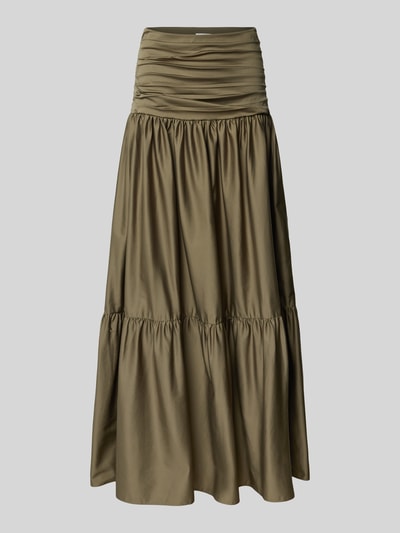 Jake*s Cocktail Cocktailrock im Stufen-Look Oliv 2