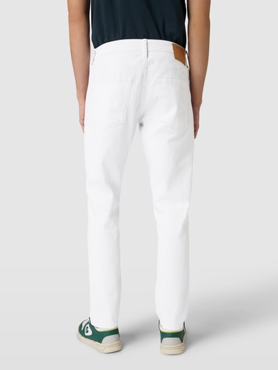 Jack & Jones Slim Fit Jeans im 5-Pocket-Design Modell 'GLENN' Weiss 5